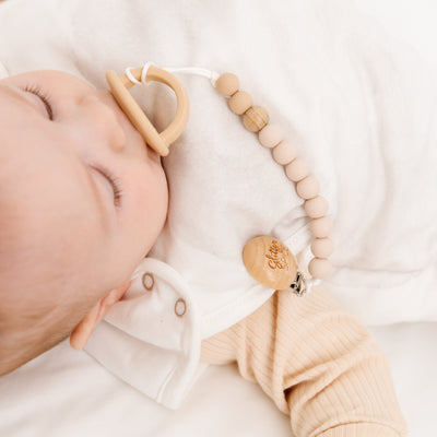 Glitter and Spice Pacifier Clips
