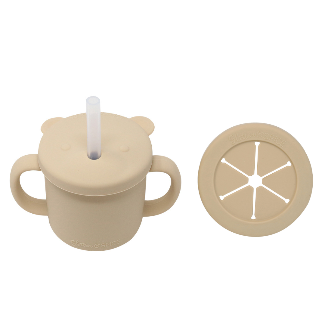 Grow with Me Silicone Cup Snack Set - Factory Seconds