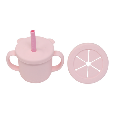 GROW WITH ME SILICONE CUP SNACK SET - Glitter & Spice