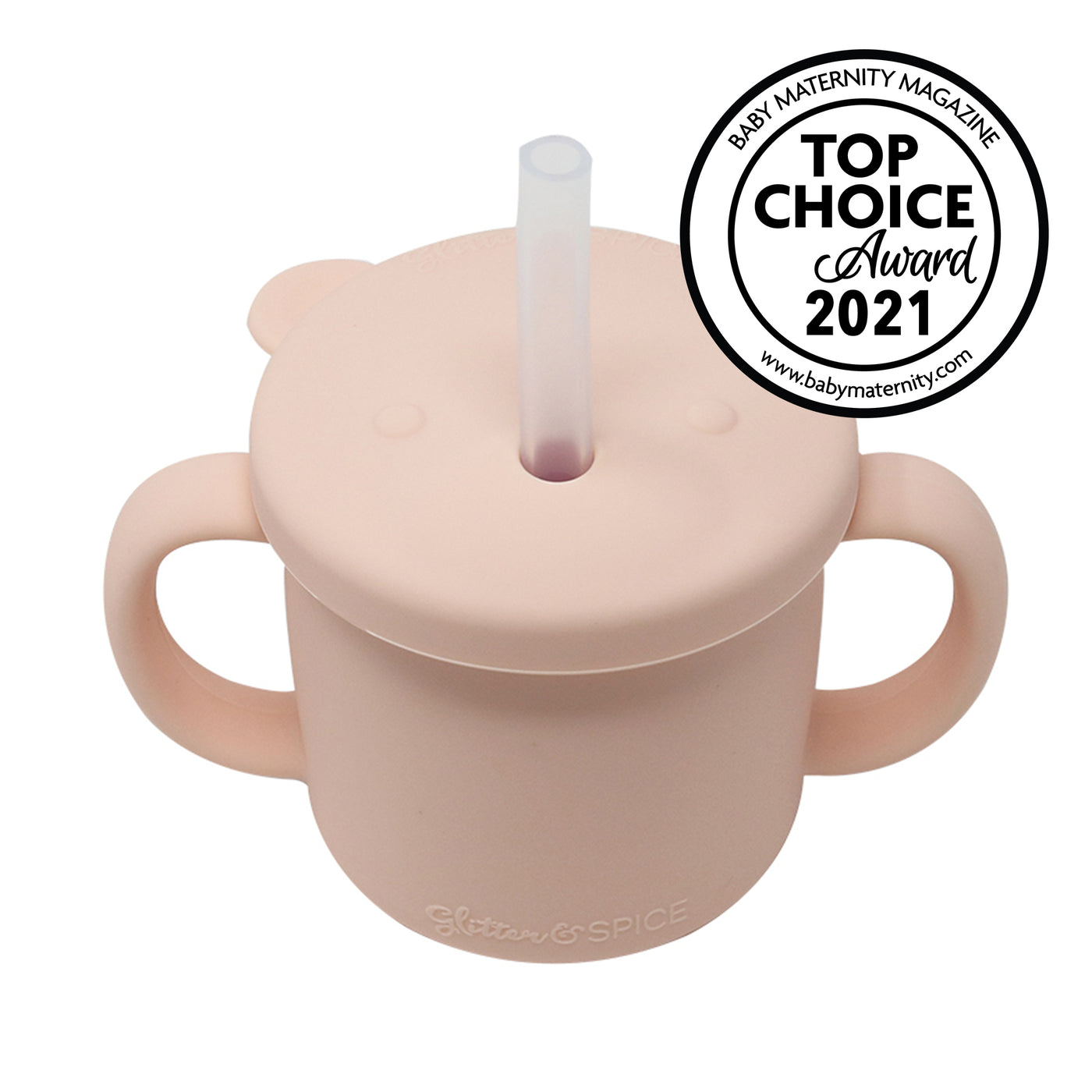 Grow with Me Silicone Bear Cup - Glitter & Spice