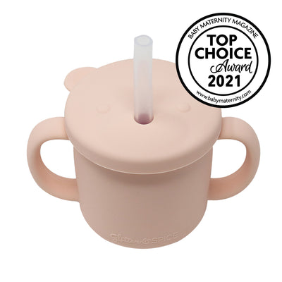 Grow with Me Silicone Bear Cup - Glitter & Spice