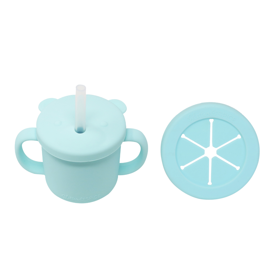 Grow with Me Silicone Cup Snack Set - Factory Seconds