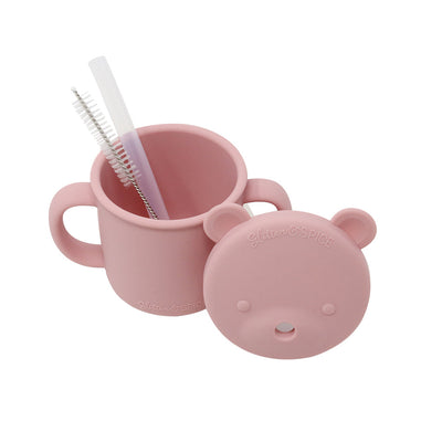 Grow with Me Silicone Bear Cup - Glitter & Spice