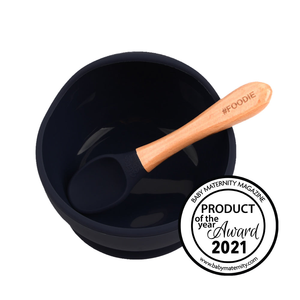 SILICONE BOWL + SPOON SET - Glitter & Spice Canada