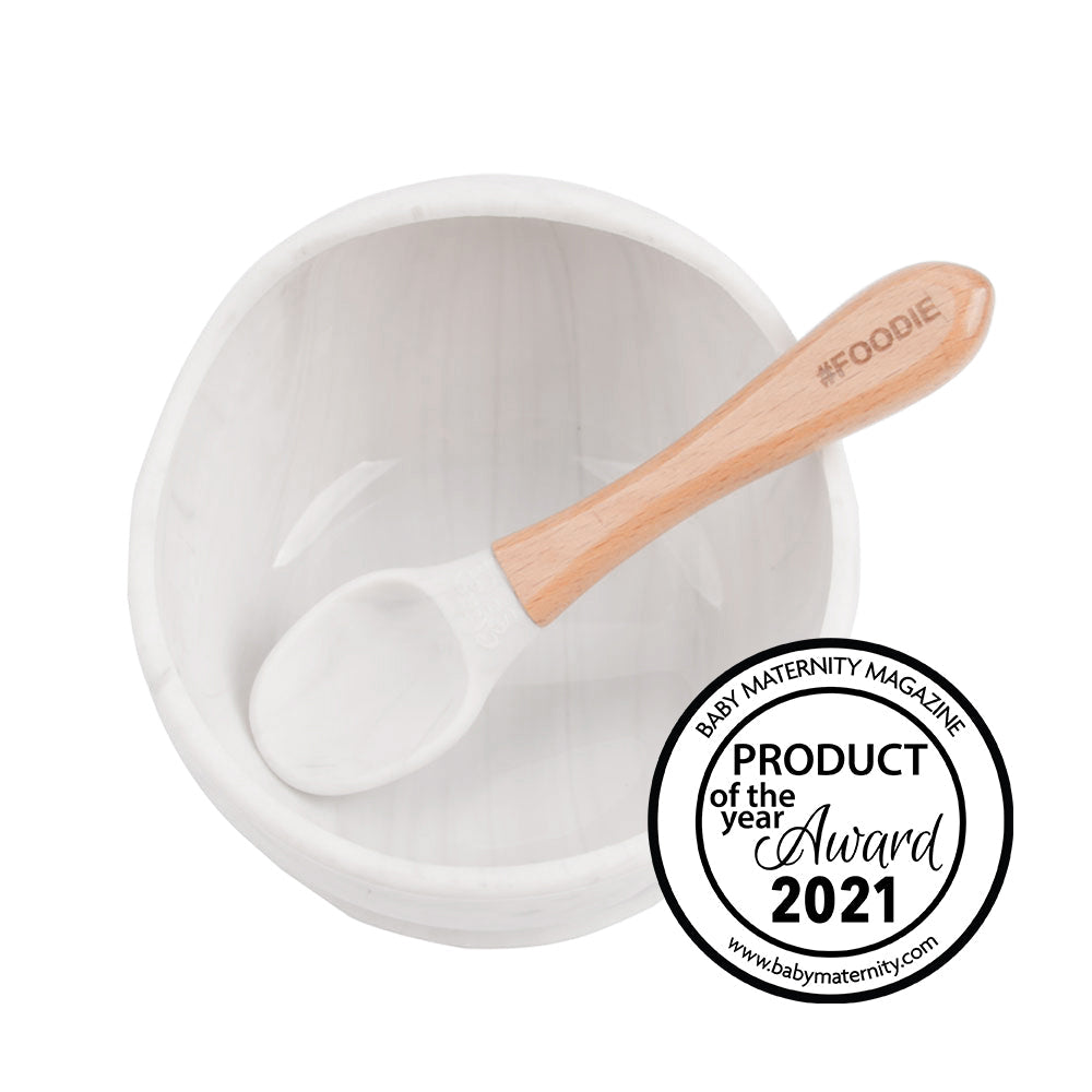 SILICONE BOWL + SPOON SET - Glitter & Spice Canada