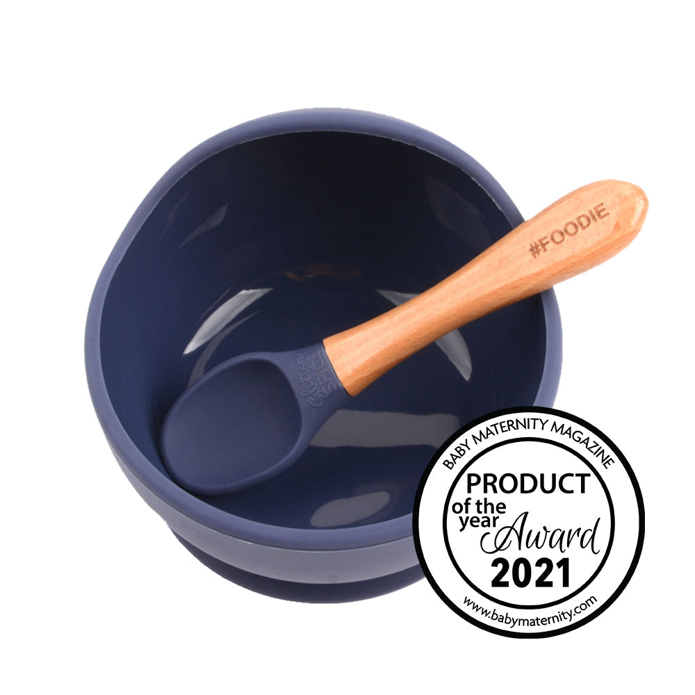 SILICONE BOWL + SPOON SET - Glitter & Spice Canada