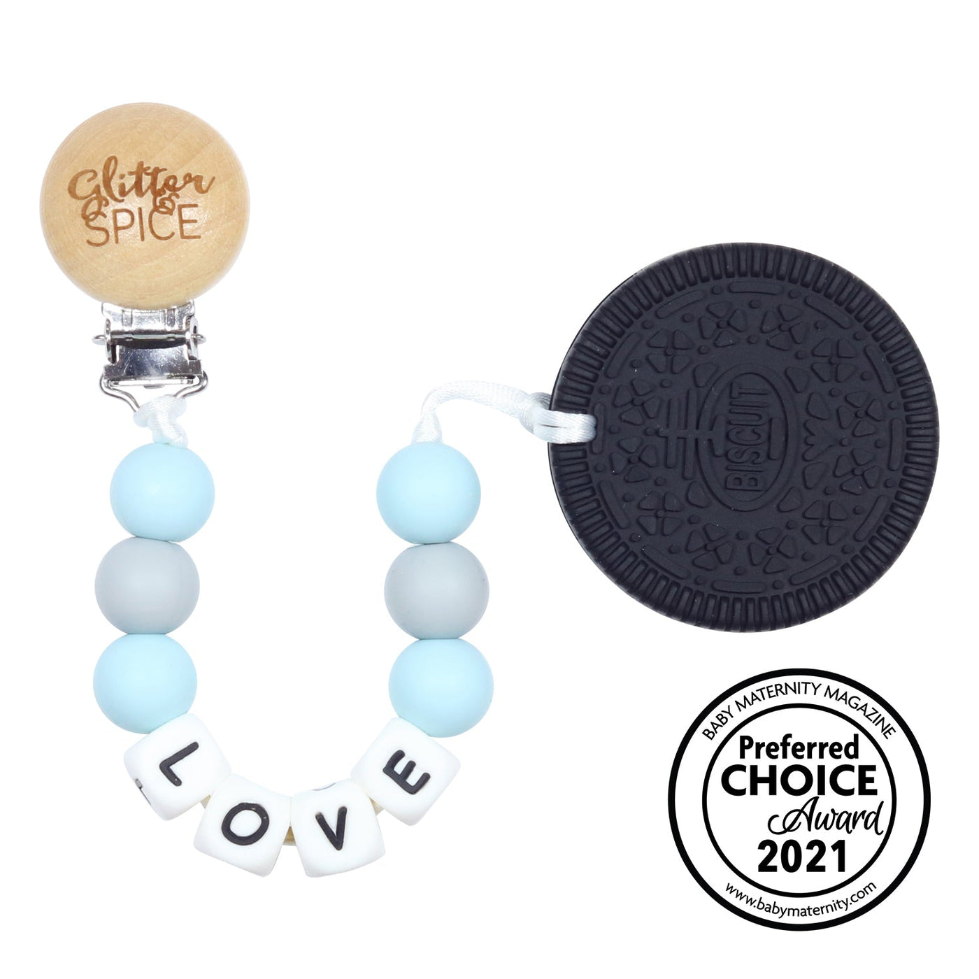 Cookie Silicone Statement - LOVE - Discontinued - Glitter & Spice Canada