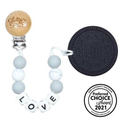 Cookie Silicone Statement - LOVE - Discontinued - Glitter & Spice Canada