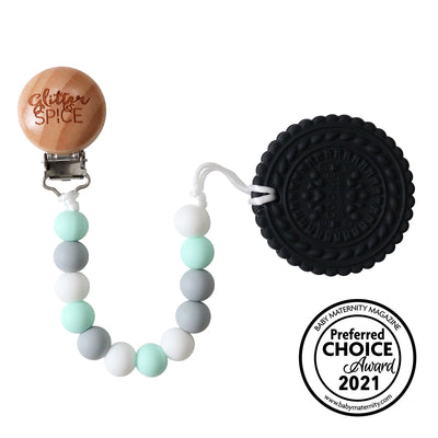 Cookie Silicone Teether - Discontinued - Glitter & Spice Canada