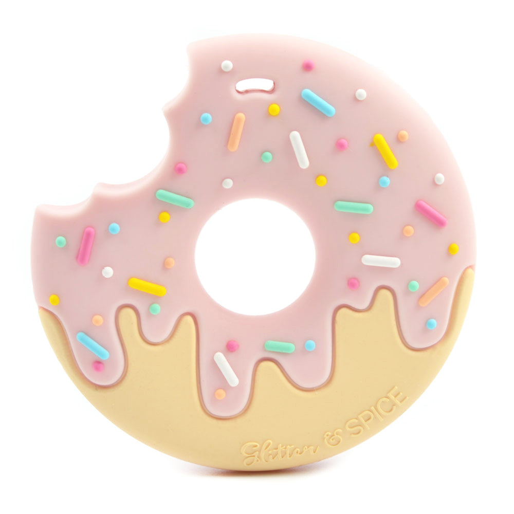 Donut Silicone Teether - Glitter & Spice