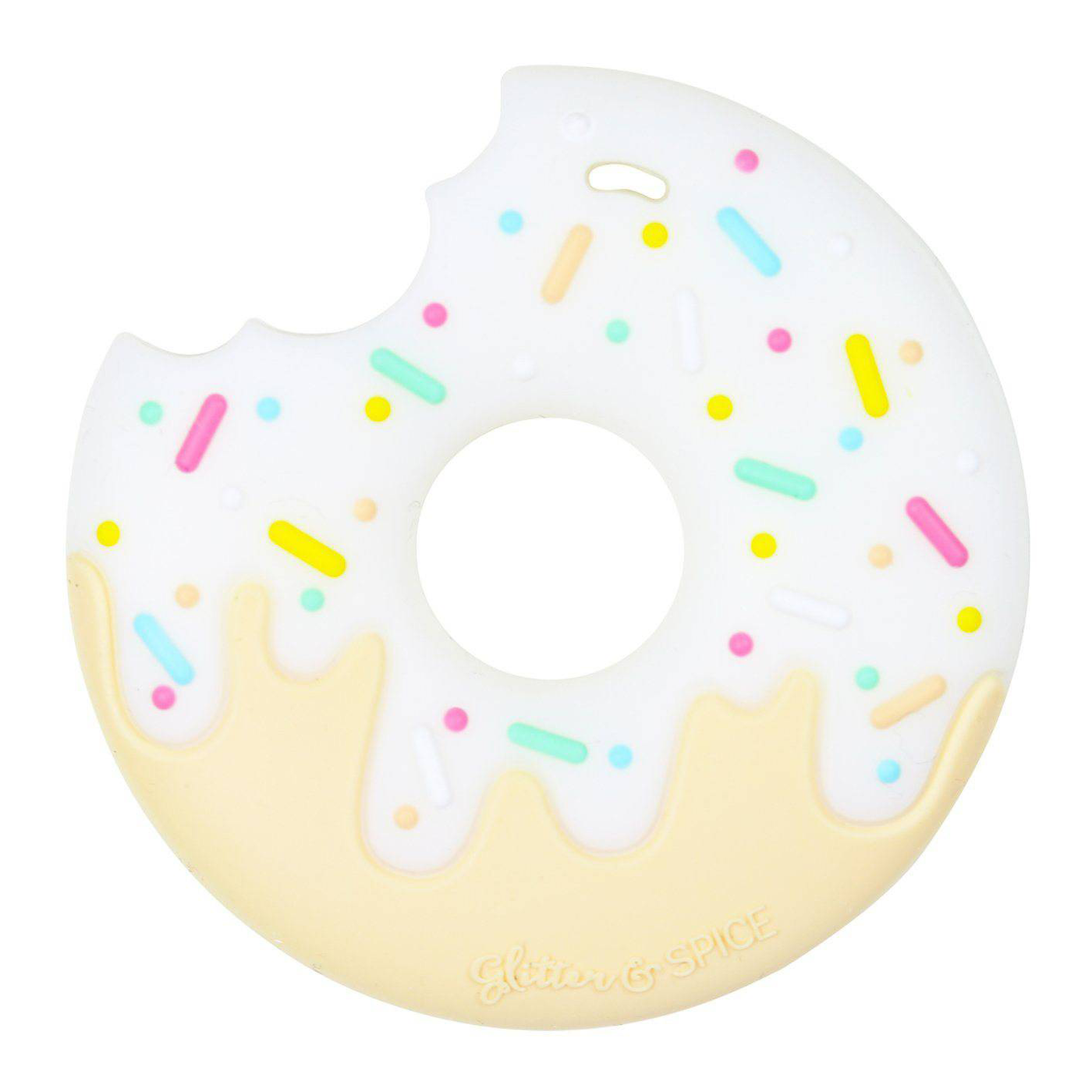 Donut Silicone Teether - Glitter & Spice