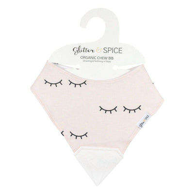 Organic Chew Bib - Sweet Dreams - Glitter & Spice