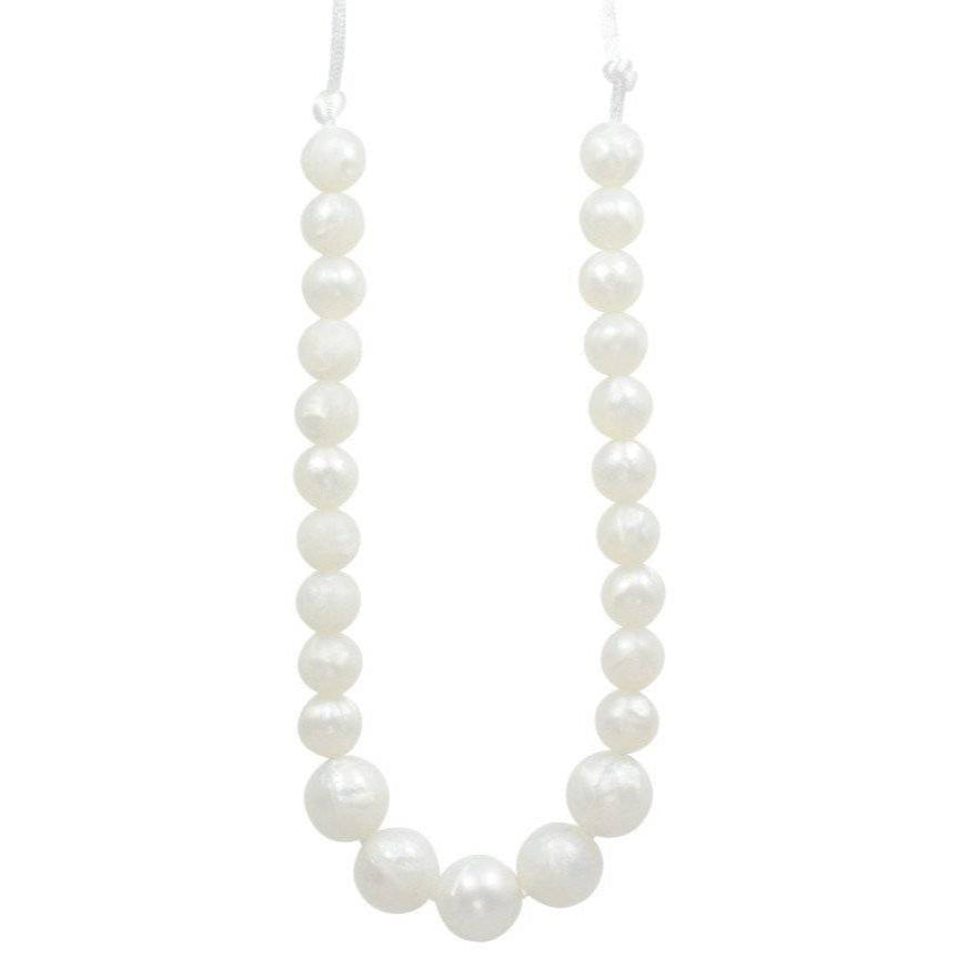 Pearl Silicone Teething Necklace - Glitter & Spice