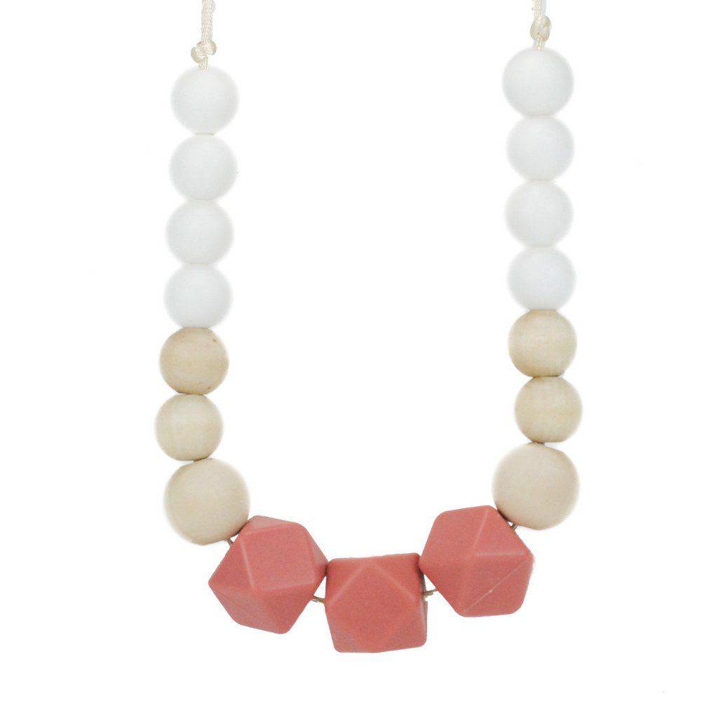 Silicone Teething Necklace - Cayenne - Glitter & Spice