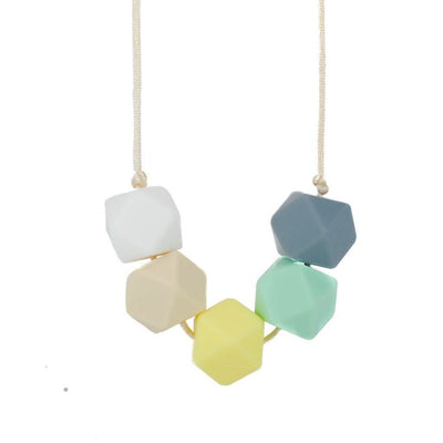 Silicone Teething Necklace - Jasmine - Glitter & Spice