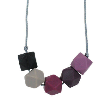 Silicone Teething Necklace - Scarlett - Glitter & Spice